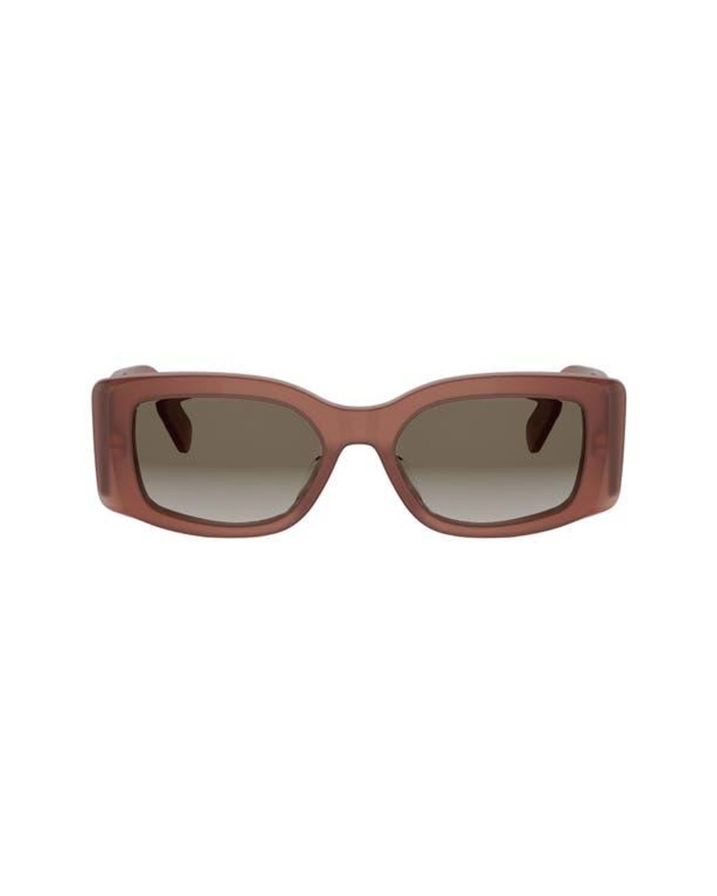 Céline Brown Maxi Triomphe 53Mm Gradient Rectangular Sunglasses
