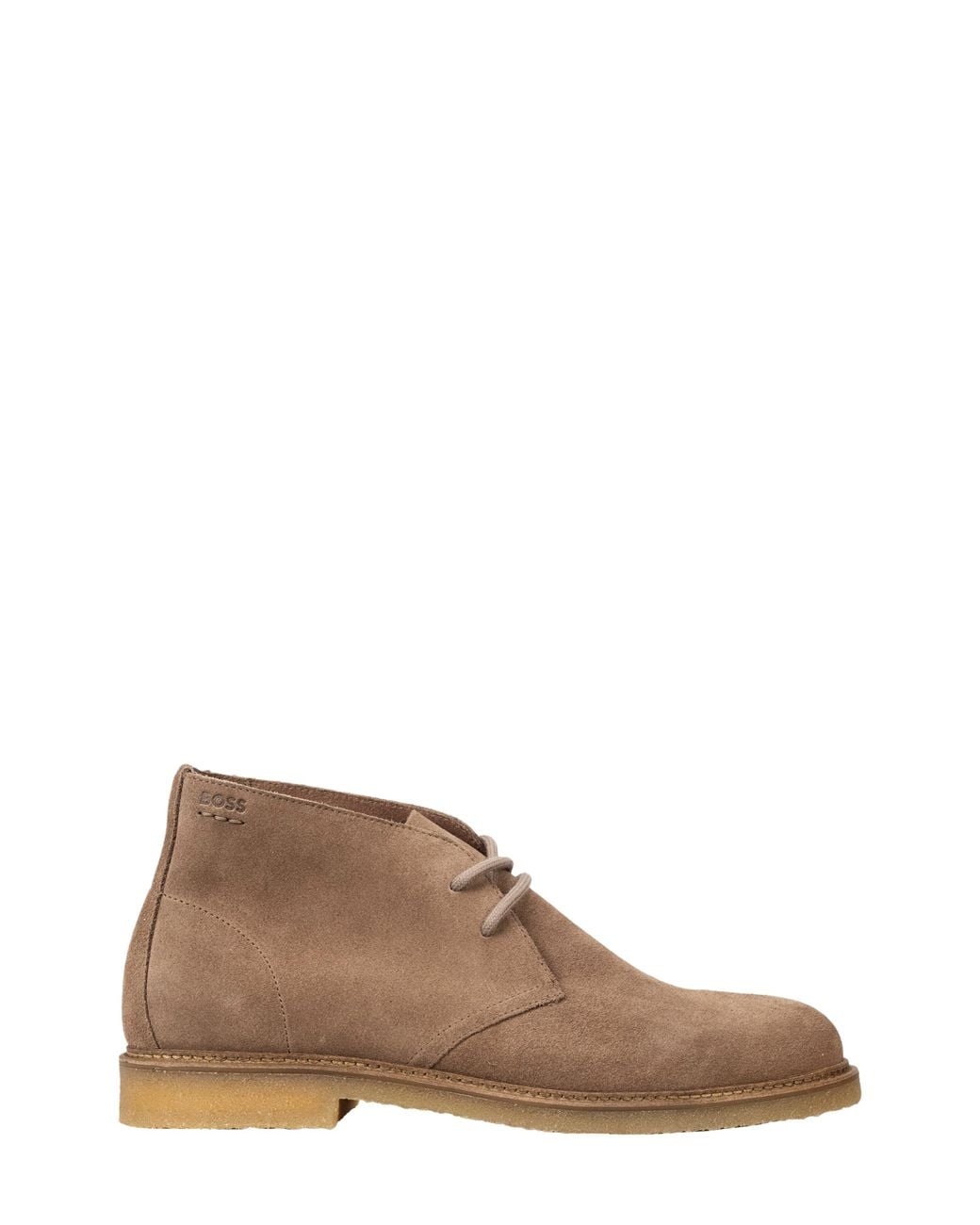 Boss Brown Kope Suede Chukka Boot for men