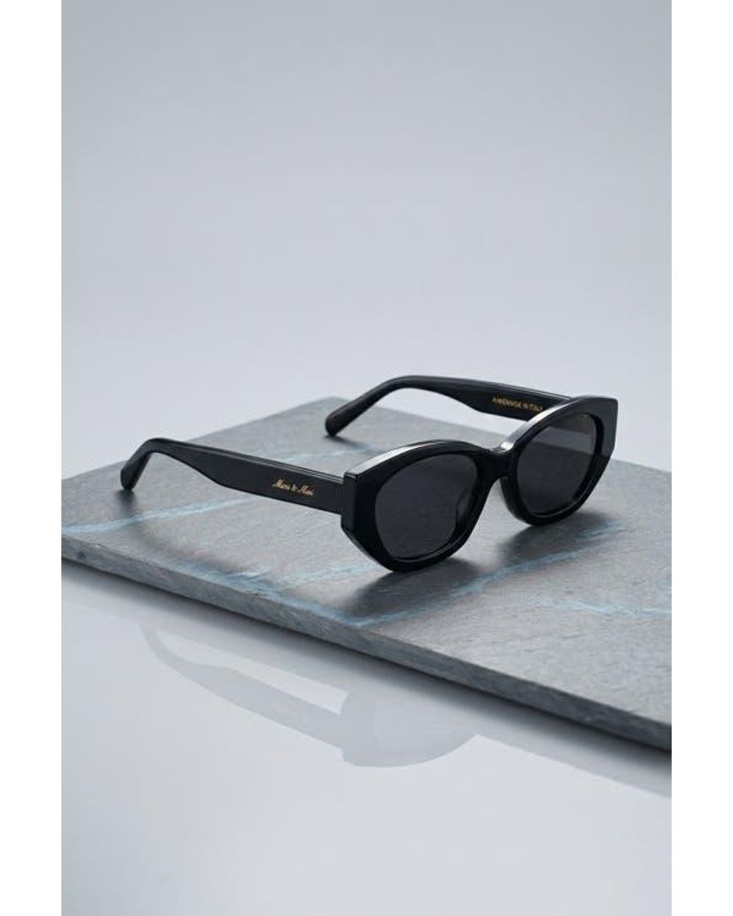 Classicharms Gray Arc Oval Frame Sunglasses