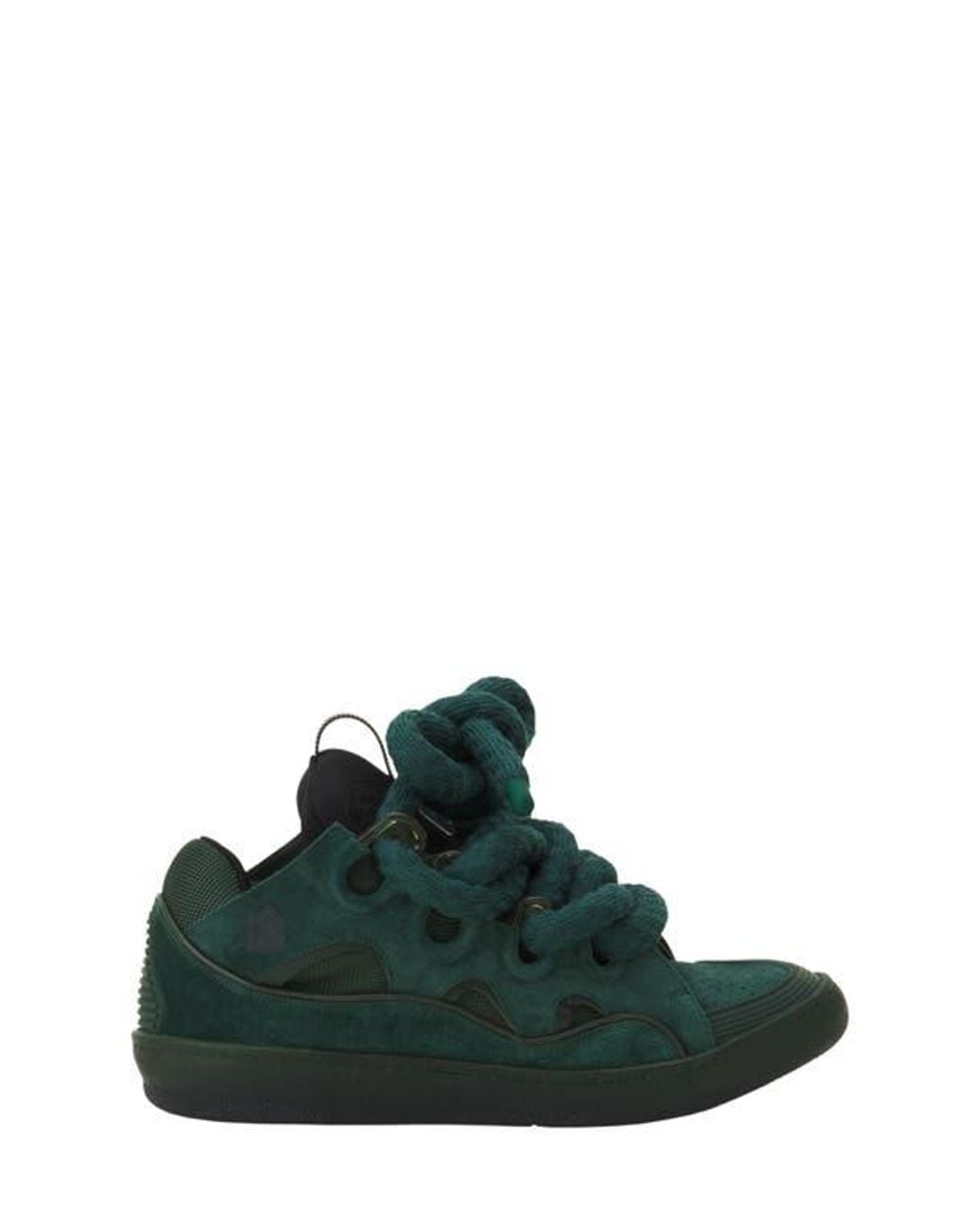 Lanvin Green Curb Sneakers