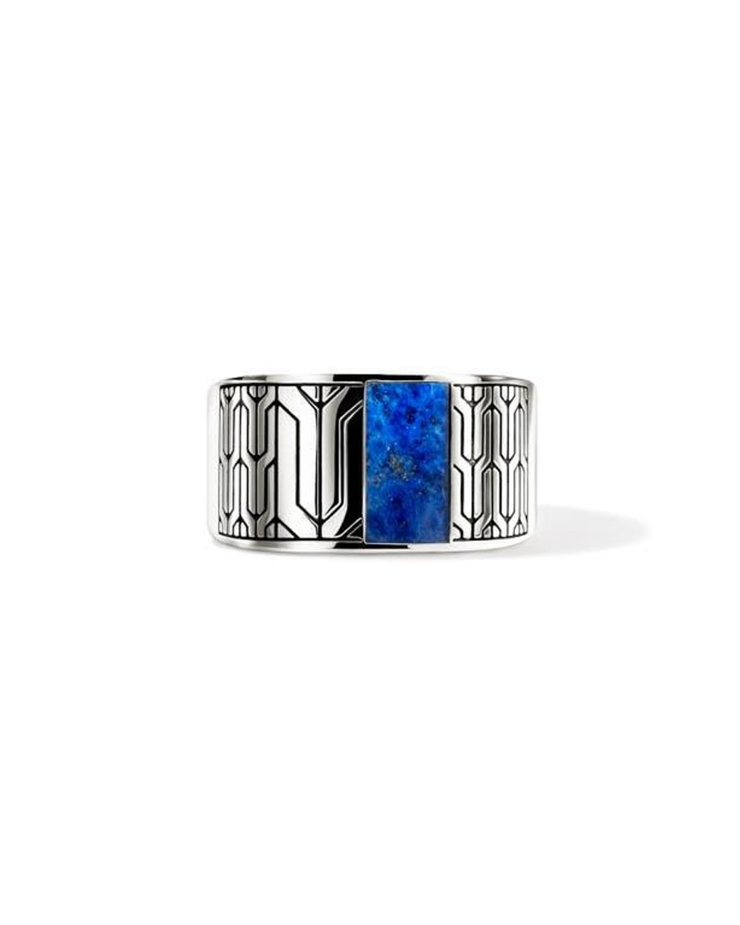 John Hardy Icon 50 Signet Ring in Blue | Lyst