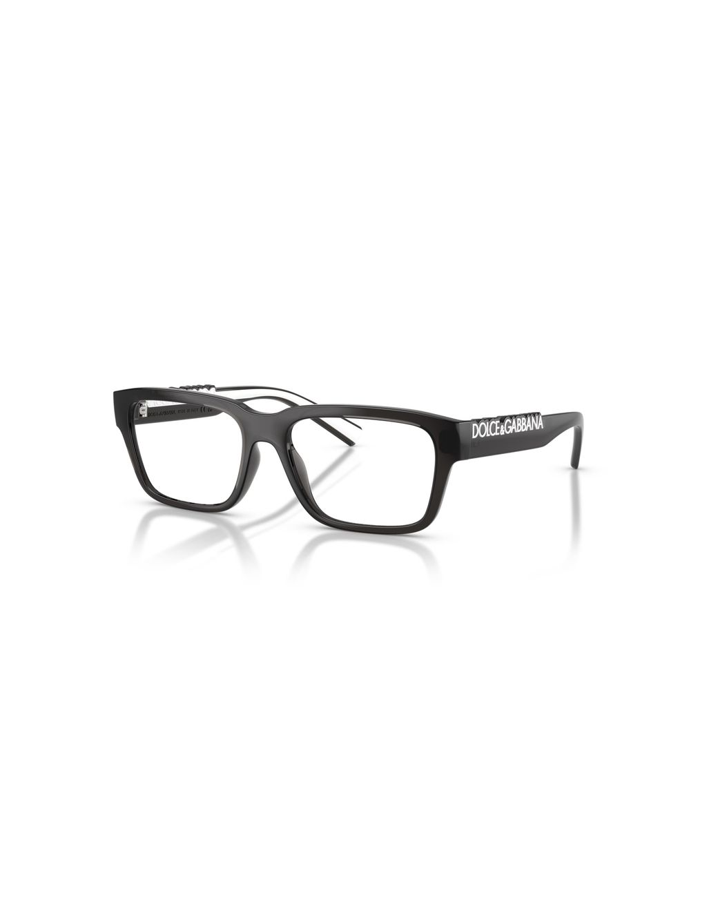 Dolce & Gabbana Gray 53Mm Rectangle Optical Glasses