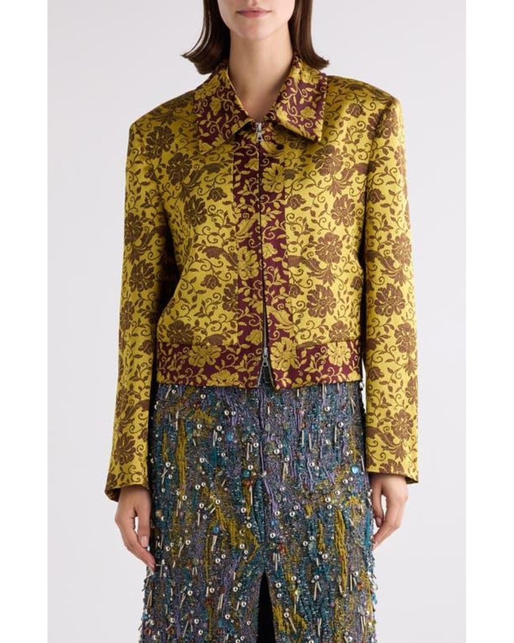Dries Van Noten 花柄ブルゾン XS DRIZA-BONE - 極美品 ドリスヴァンノッテン DRIES VAN NOTEN