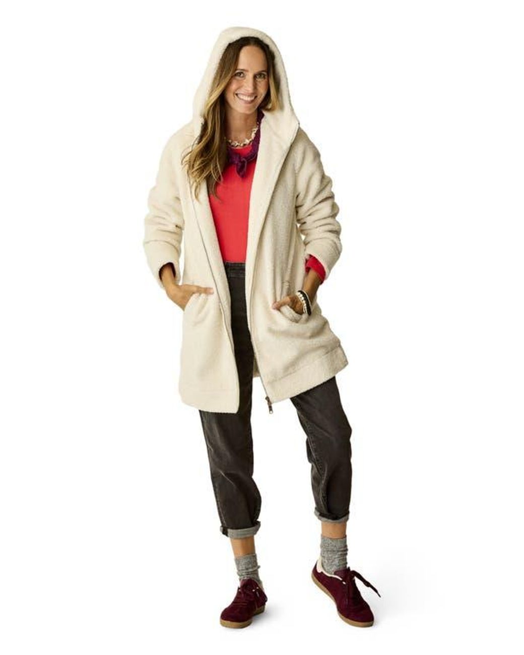 Carve Designs Natural Indy Boucle Jacket