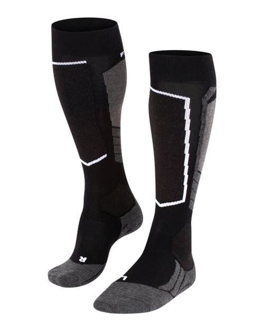Falke Black Sk2 Intermediate Wool Ski Socks