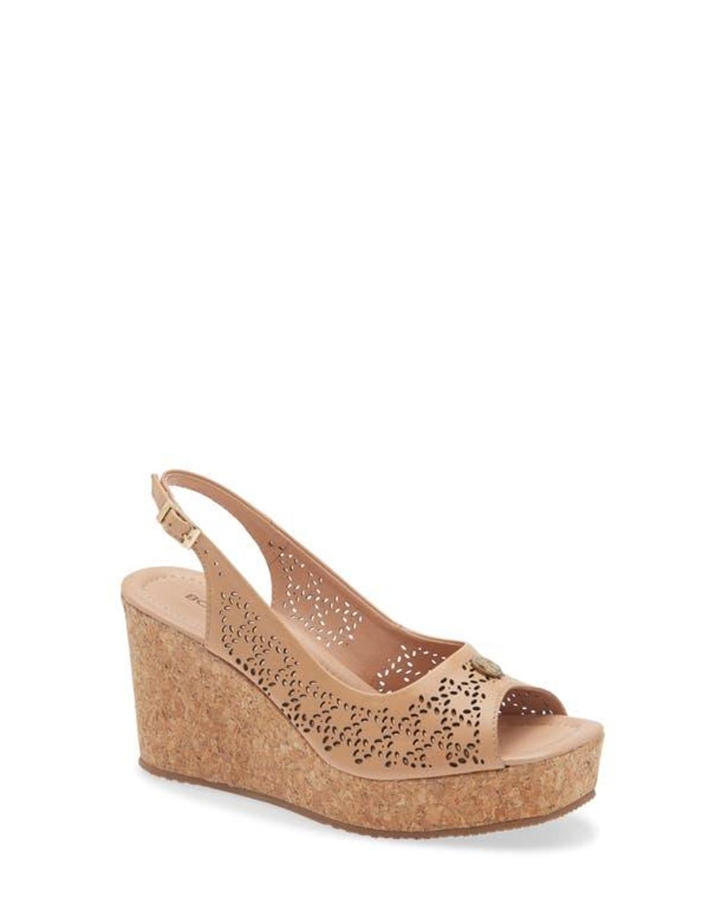 BOTTER Natural Slingback Wedge Sandal