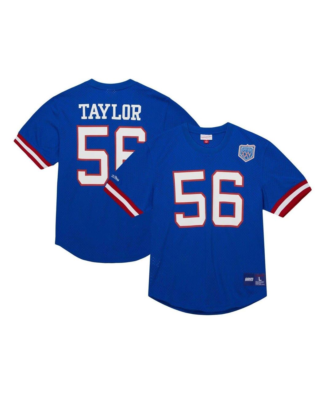 Men's Mitchell & Ness Lawrence Taylor Royal New York Giants 1986