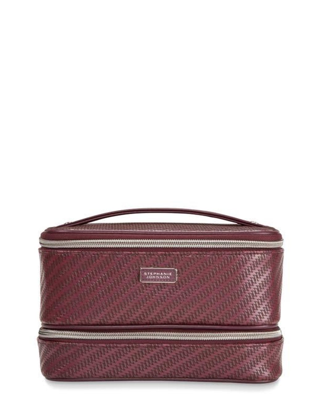 Stephanie Johnson Purple Jenny Train Case