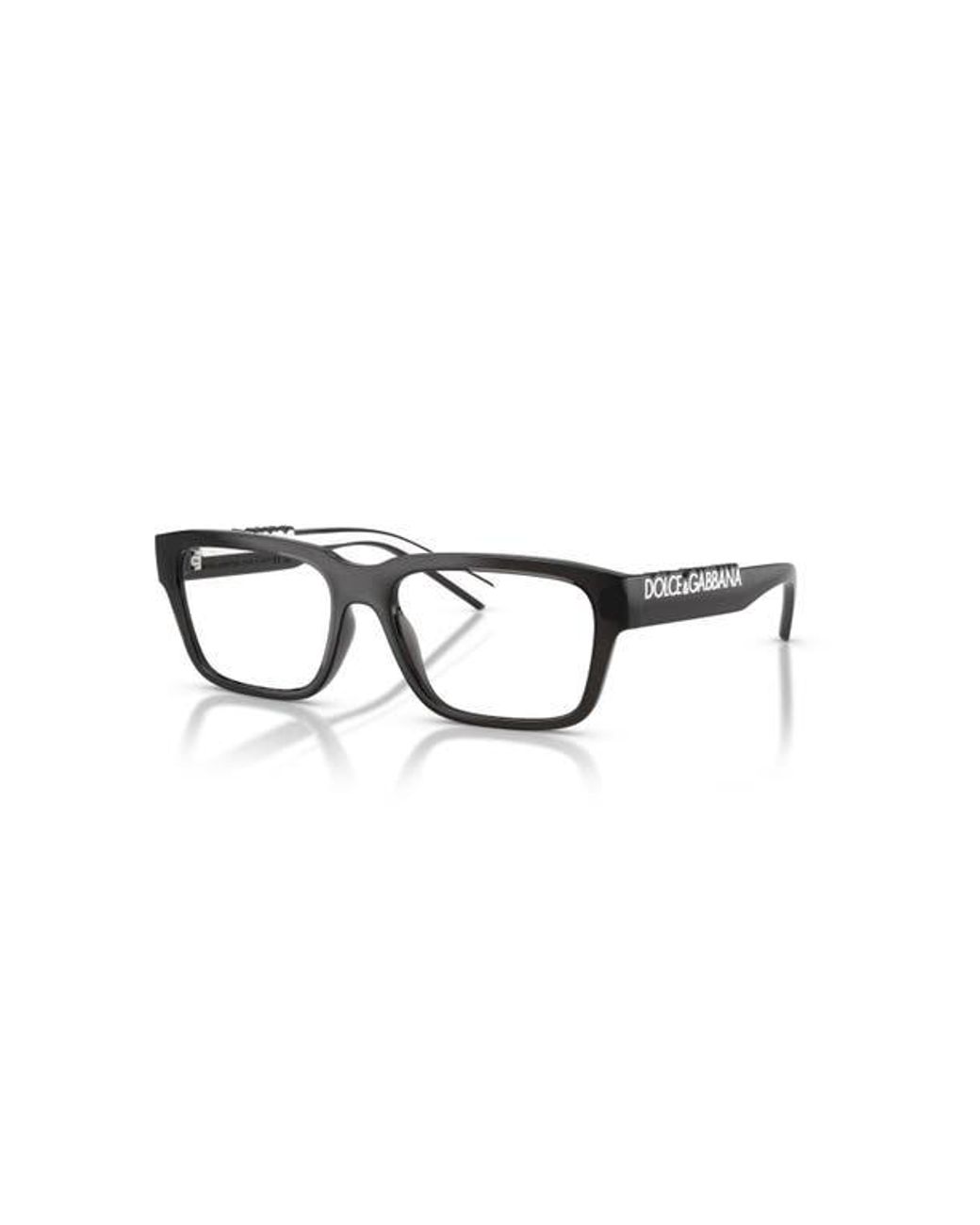 Dolce & Gabbana Gray 53Mm Rectangle Optical Glasses