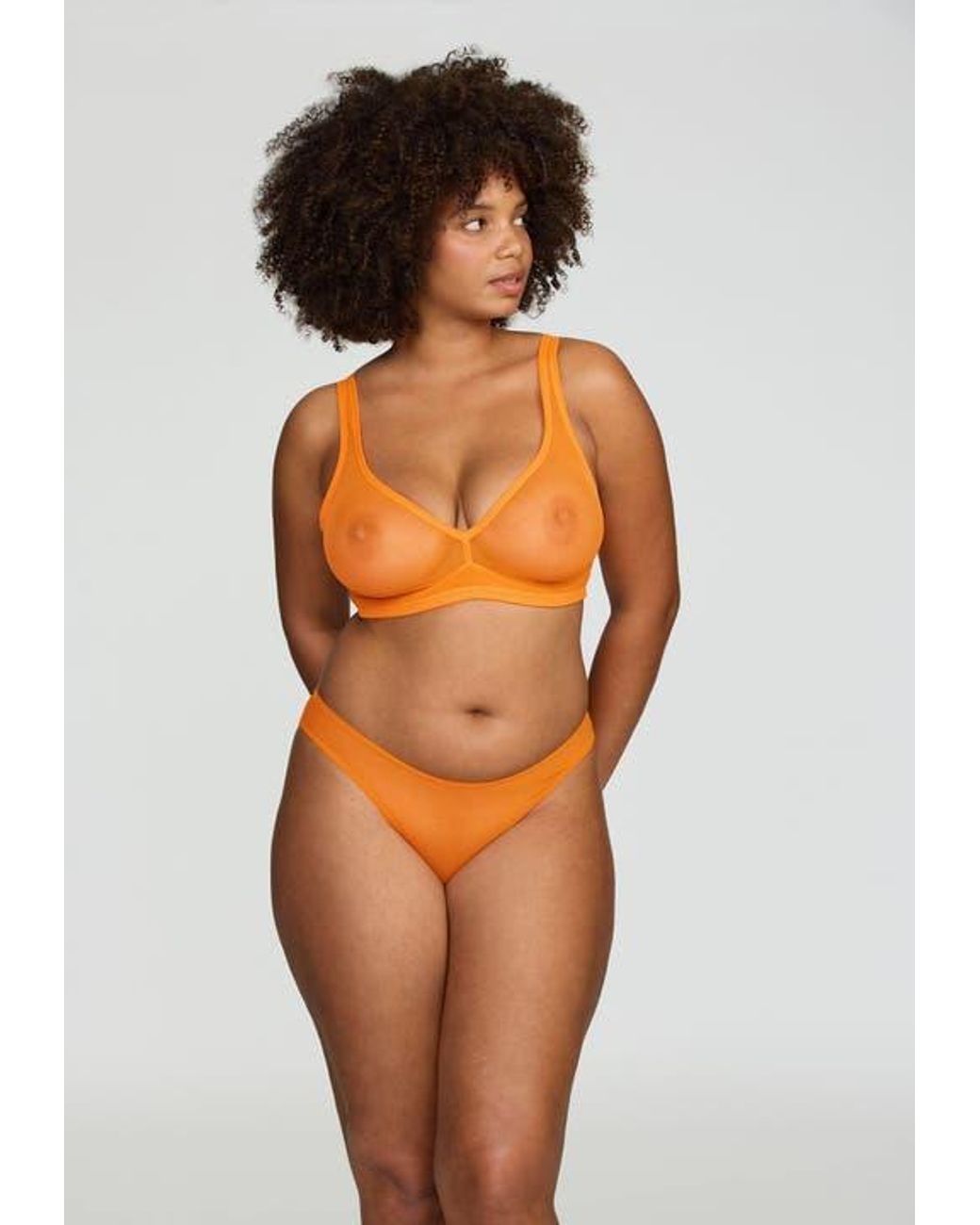 CUUP Orange The Wireless Plunge Mesh