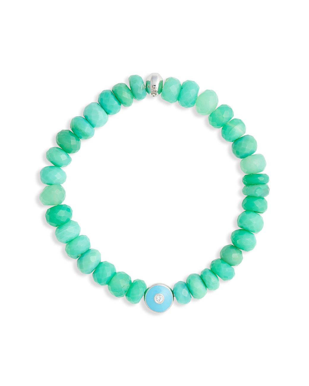 Anzie Green Beaded Stretch Bracelet