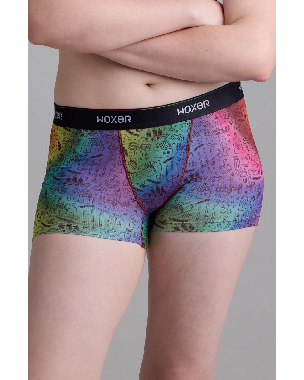 OXER Blue Star Ultrasoft 3-Inch Boxer Briefs