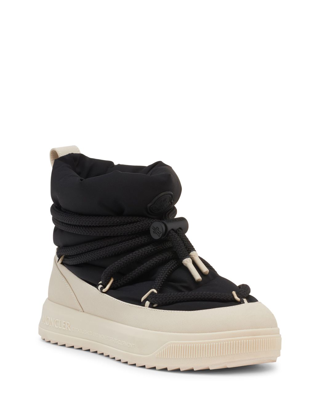 Moncler Black Mon-Pulse Snow Boot for men