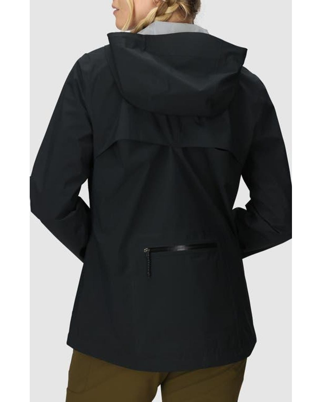 Outdoor Research Black Freewheel Stretch Rain Jacket