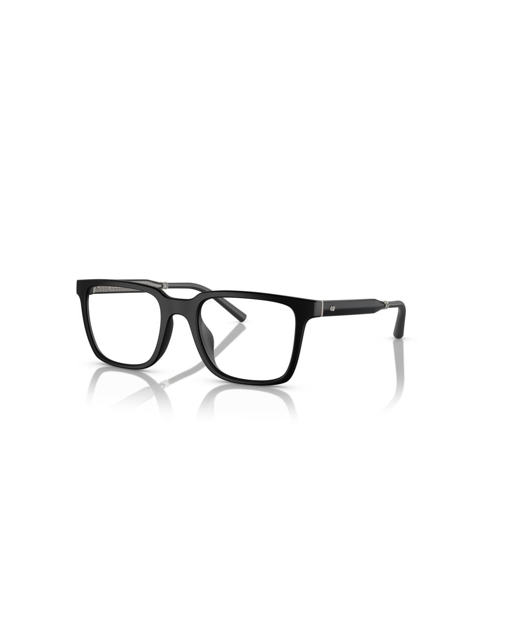 Oliver Peoples Black 52Mm Rectangle Optical Glasses for men
