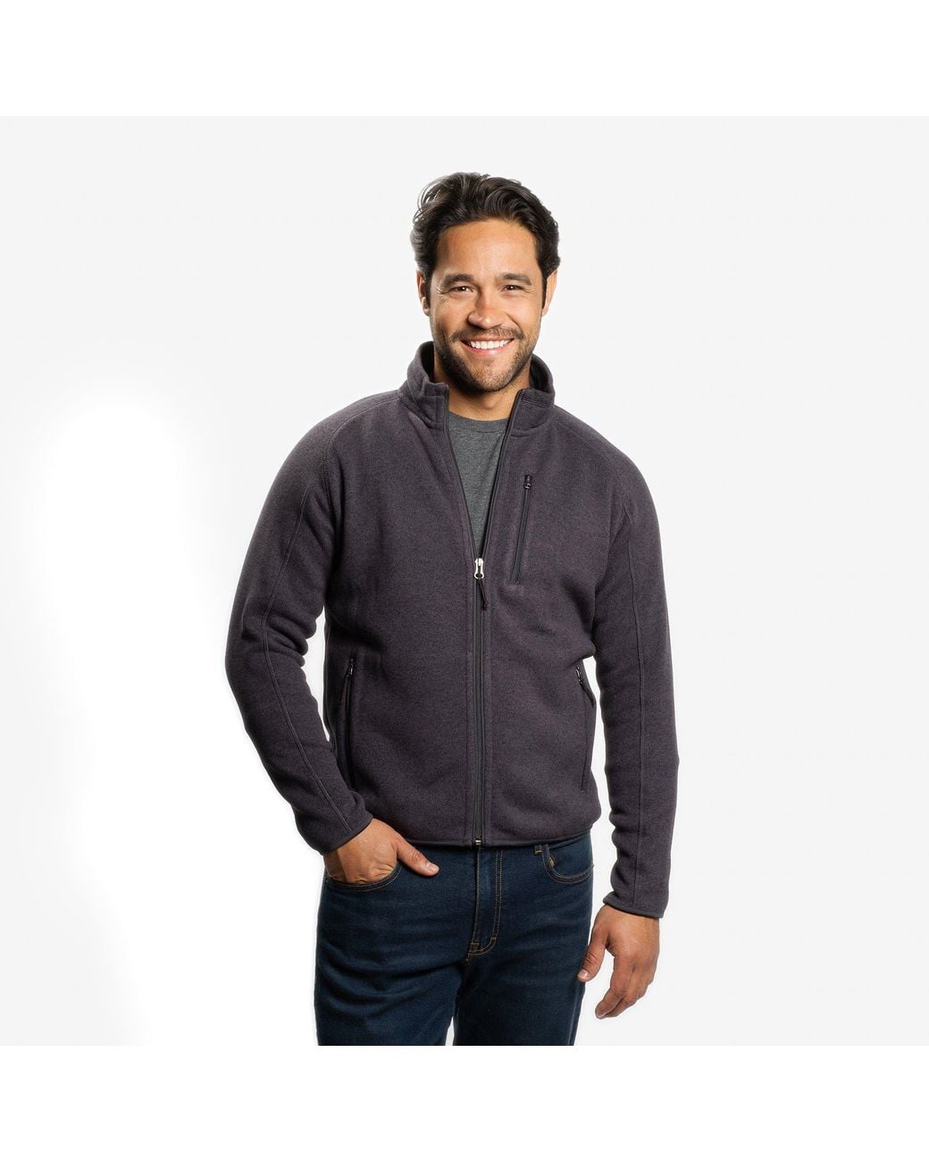 Peter Manning Blue Polartec Fleece Jacket for men