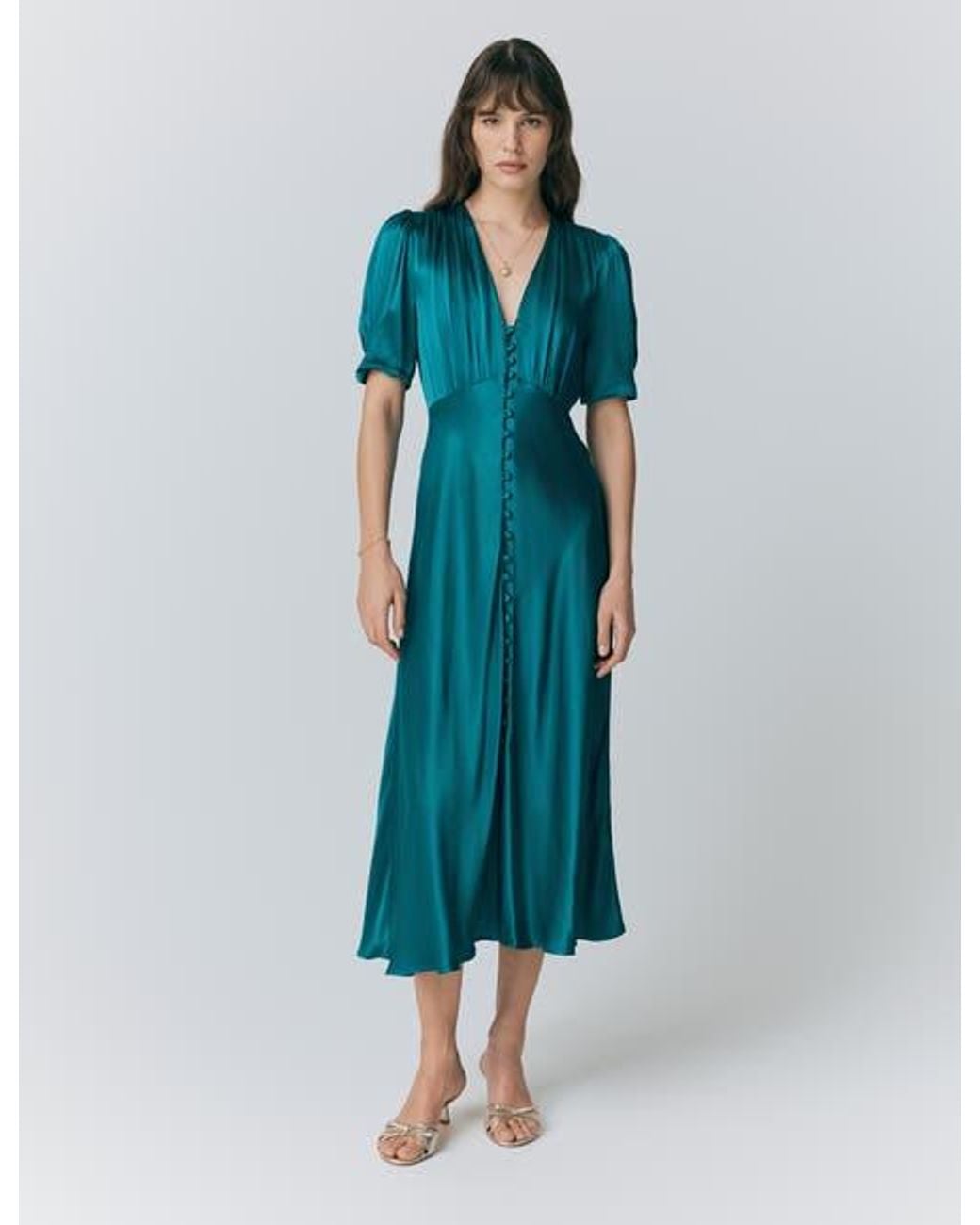 knee length dresses for ladies Alexia Admor Women's Auden Sheath Midi Dress - Green