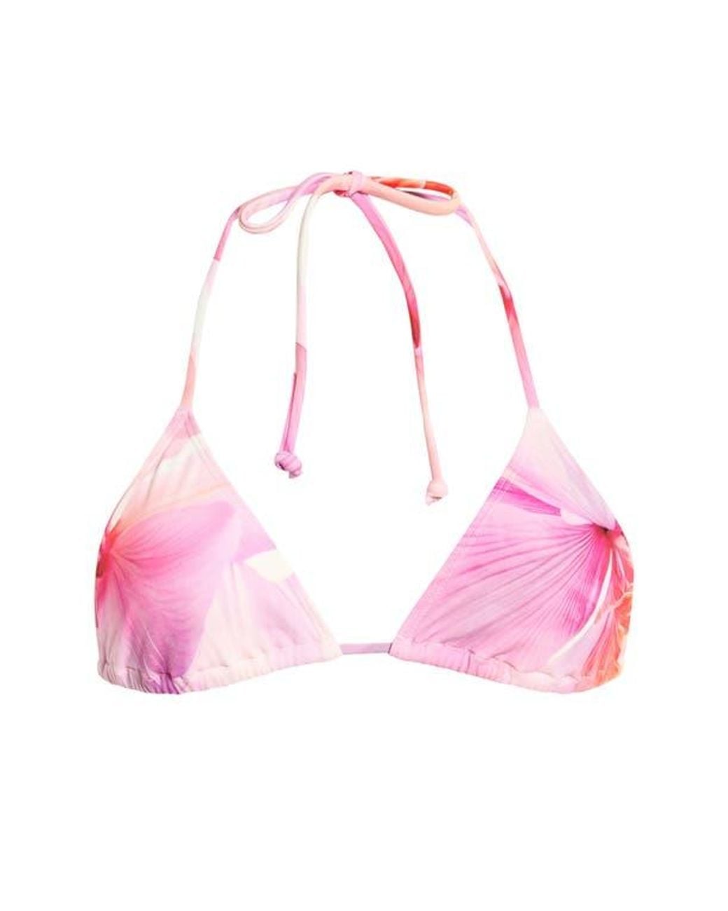 PacSun Triangle Bikini Top in Pink | Lyst