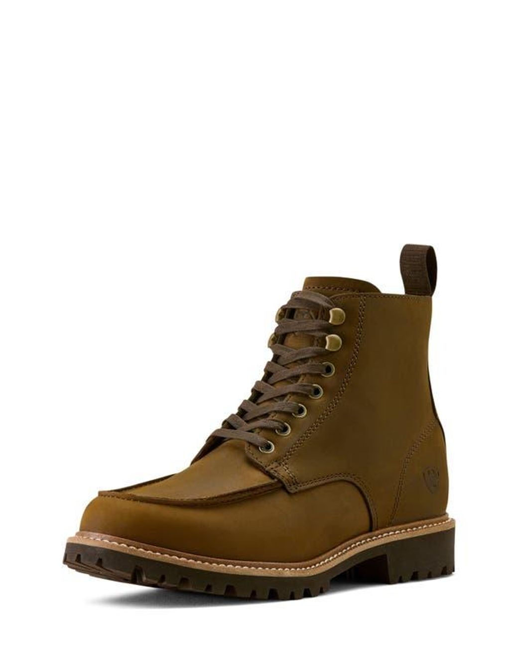 Ariat Brown Split Rock Moc Toe Western Boot for men