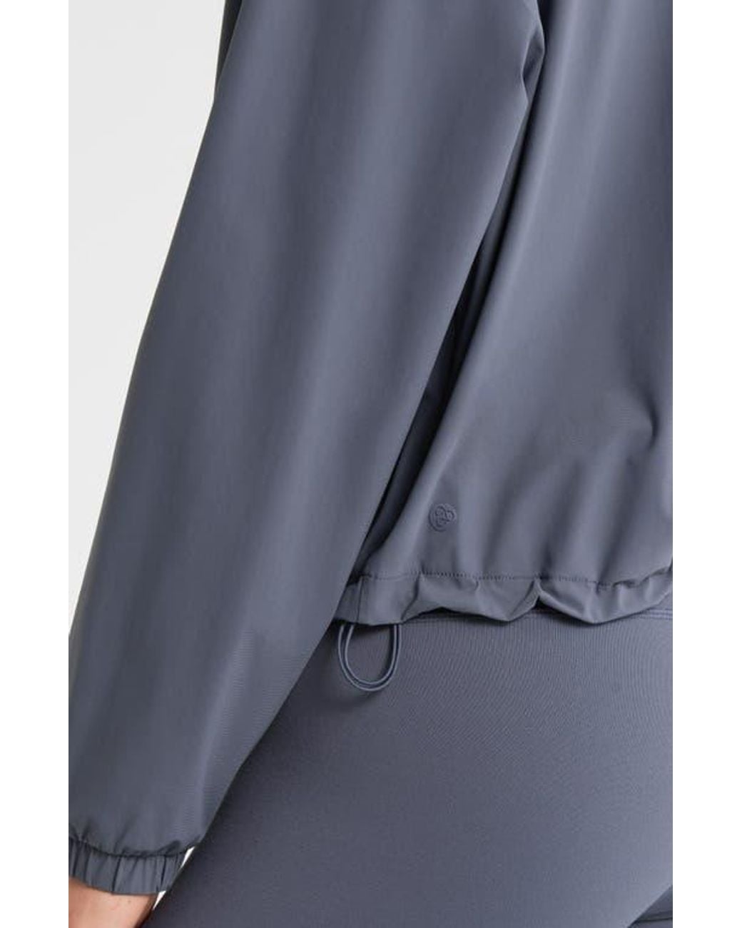 Zella Blue Transit Pullover Jacket