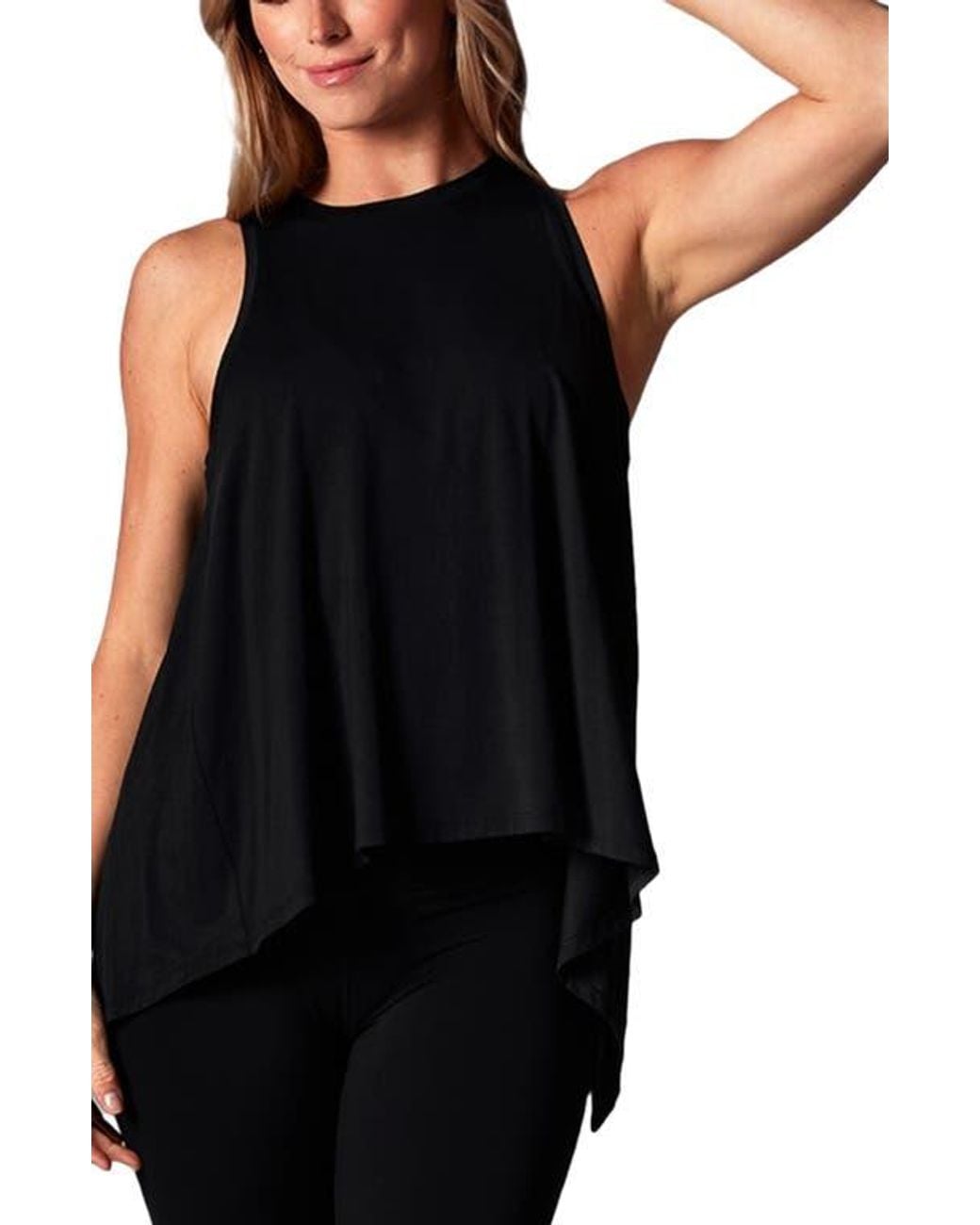 Tavi Black Tie Back Tank