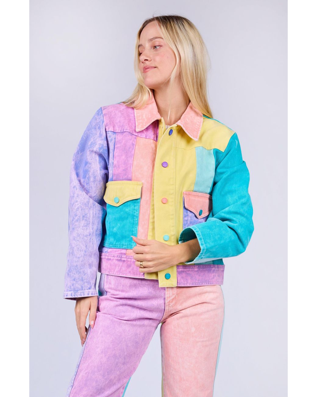 Mokuyobi Pink Denim Jacket