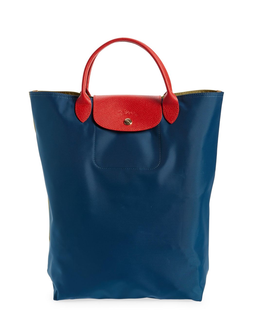 Longchamp Le Pliage Replay North/south Top Handle Tote in Blue | Lyst