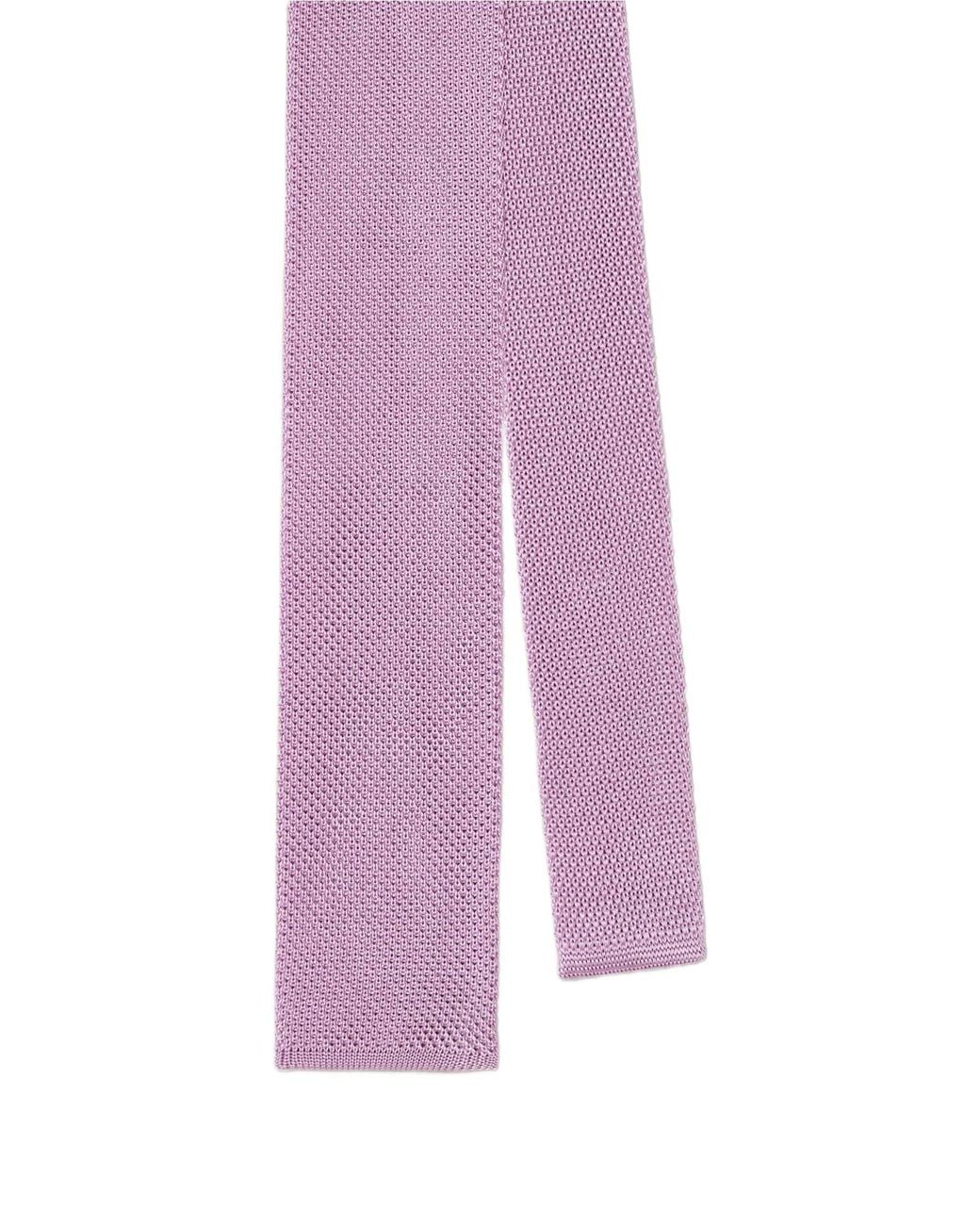 Robert Talbott Purple Redford Silk Knit Necktie for men