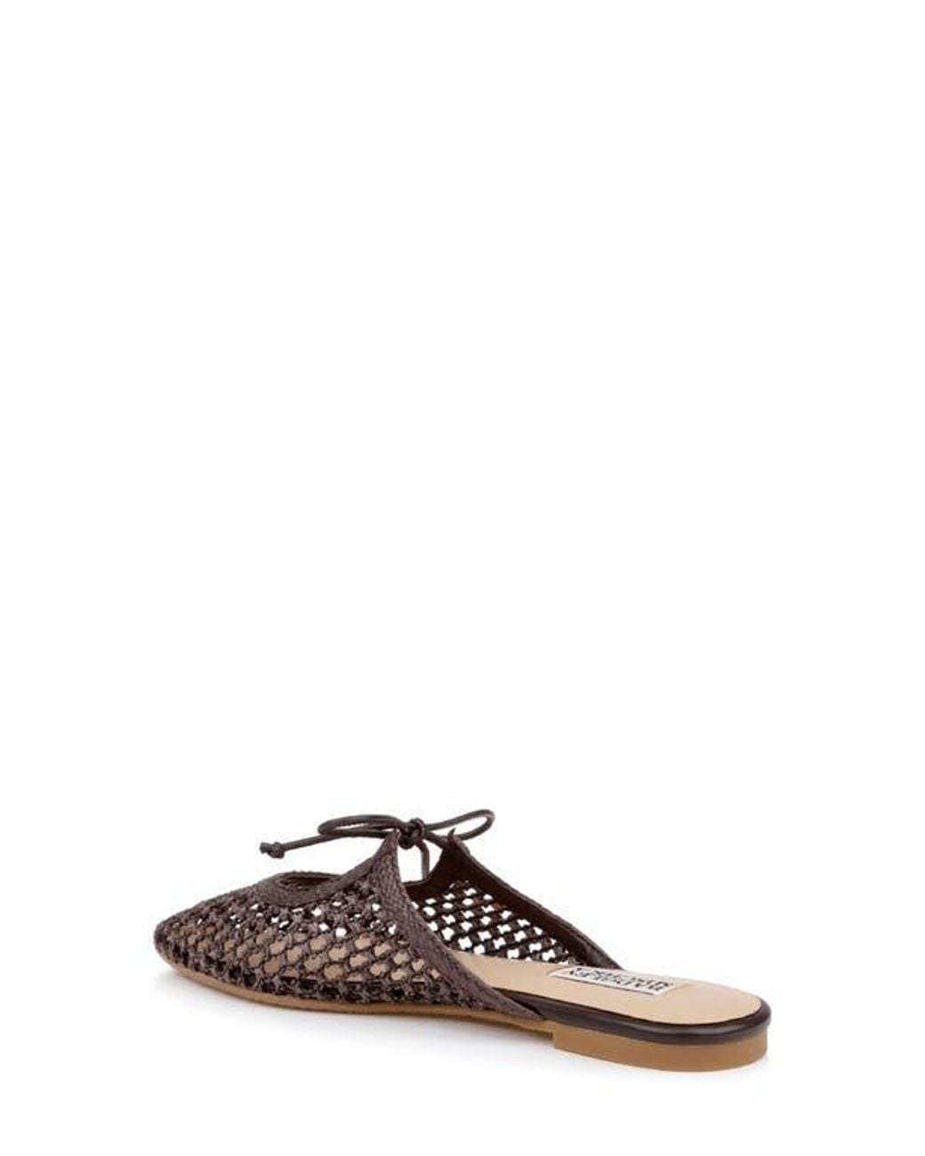 Badgley Mischka Brown Xailee Woven Mule