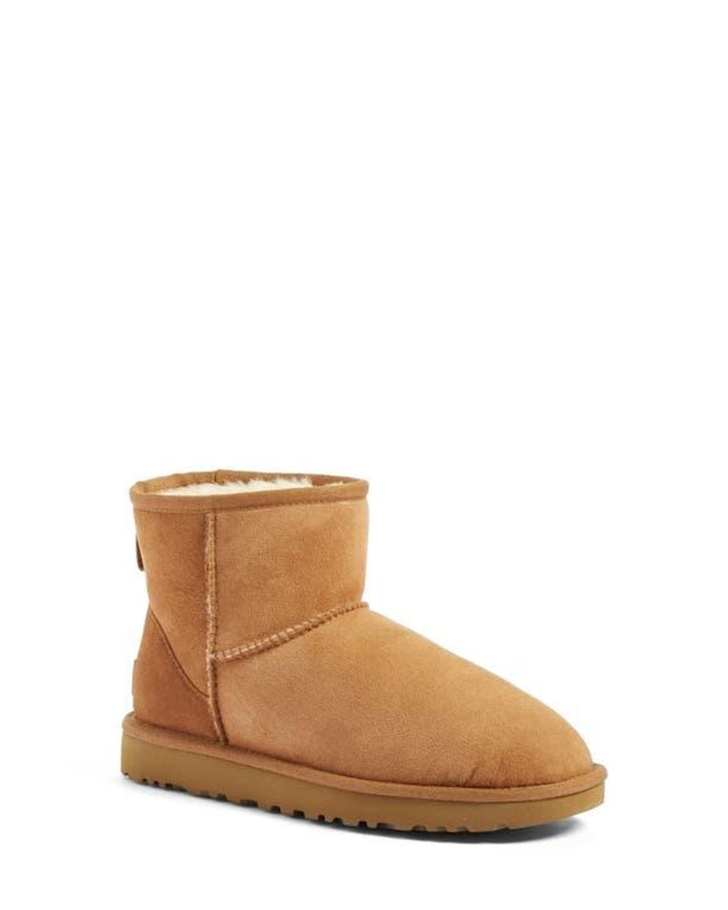 Ugg Brown Ugg Classic Mini Ii Genuine Shearling Lined Boot