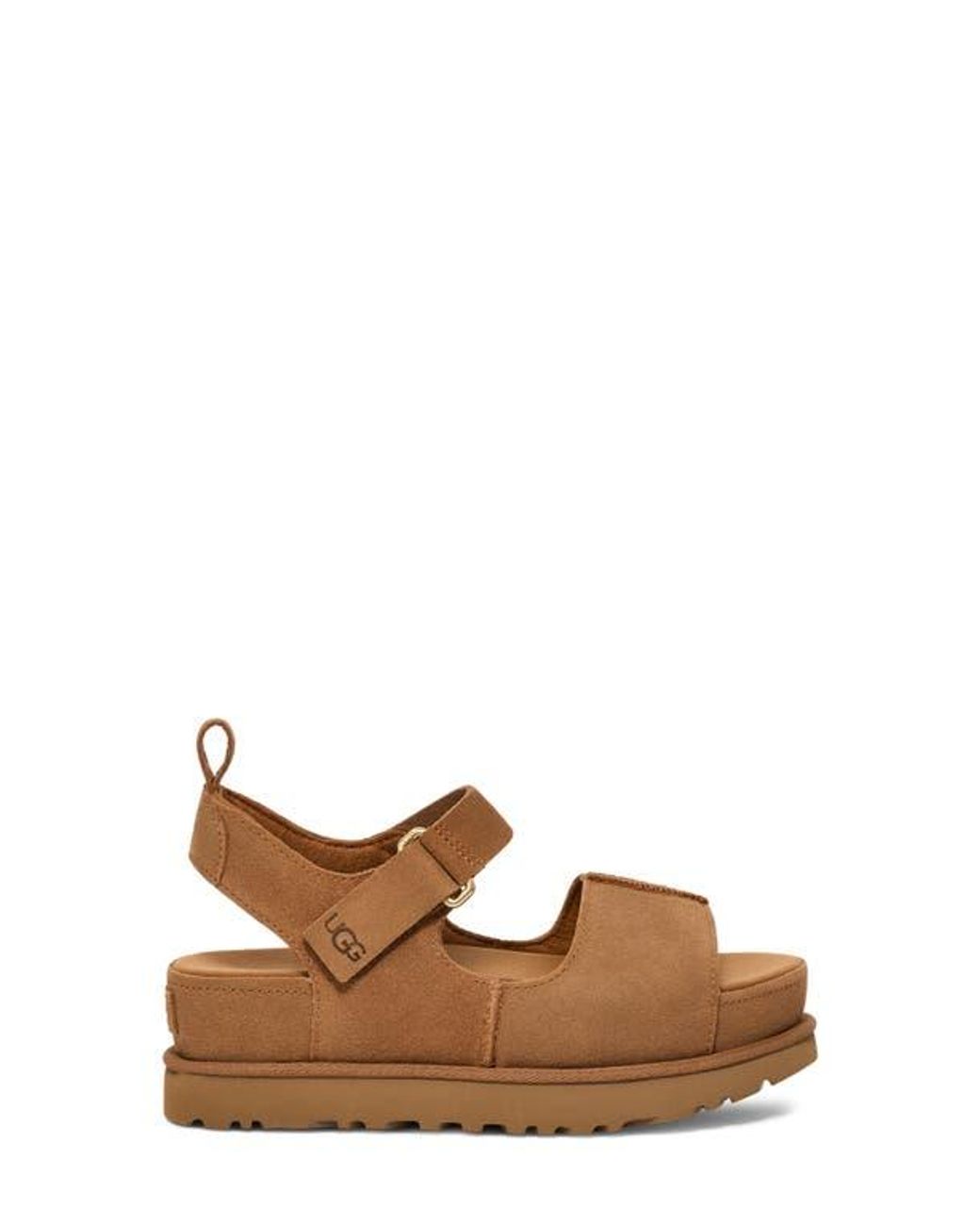 Ugg Brown Goldenstar Platform Sandal