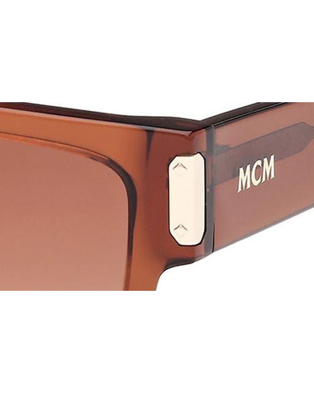 MCM Pink 54Mm Rectangular Sunglasses