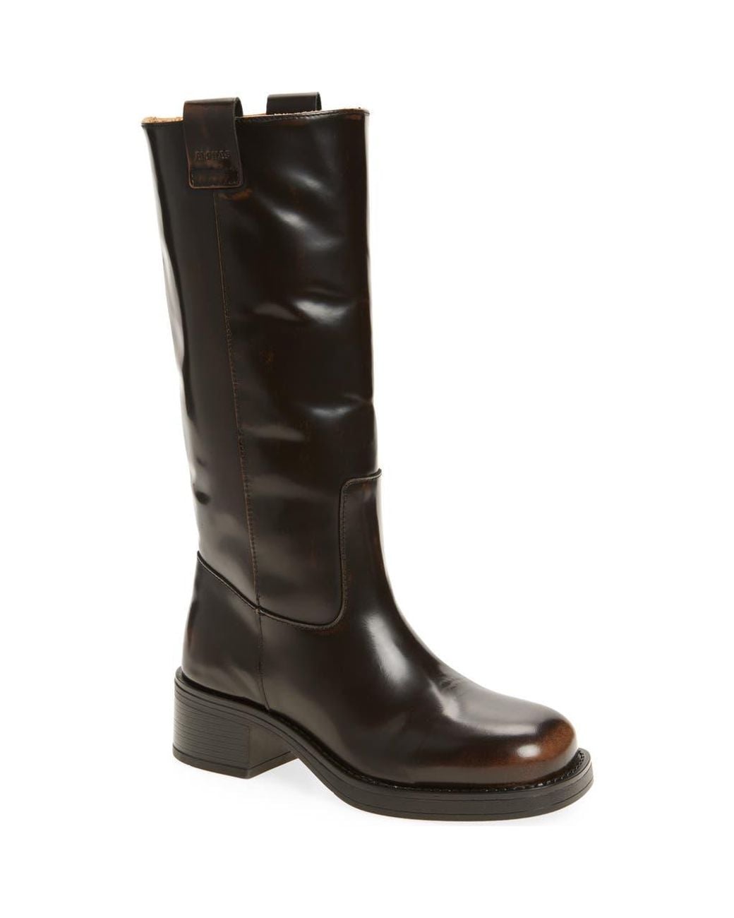 Alohas Black Sajan Round Toe Boot
