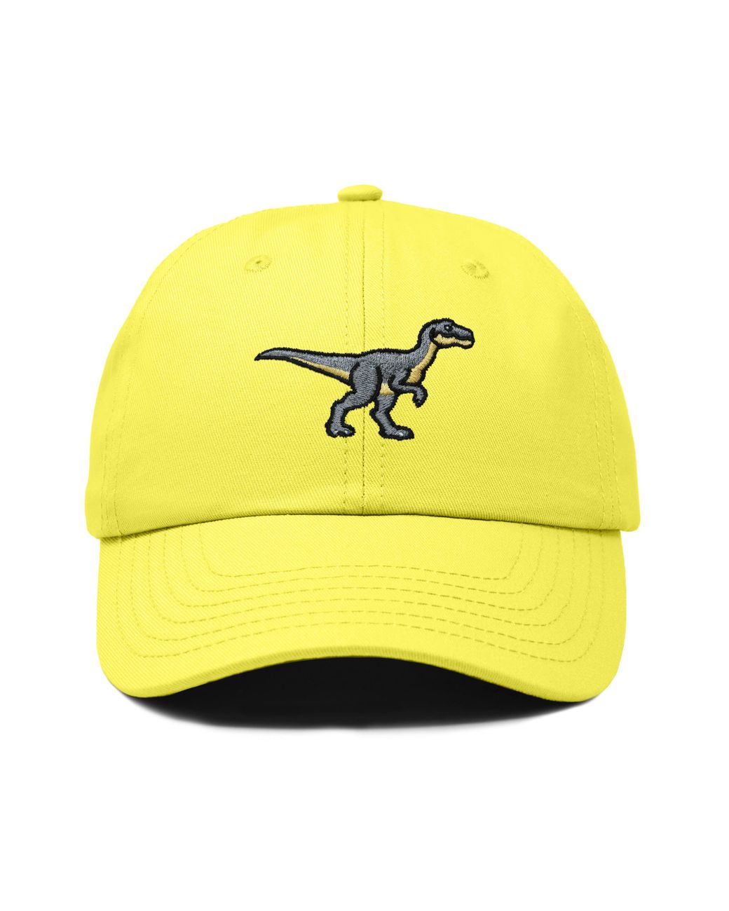 Alix Yellow Velociraptor Dad Cap for men