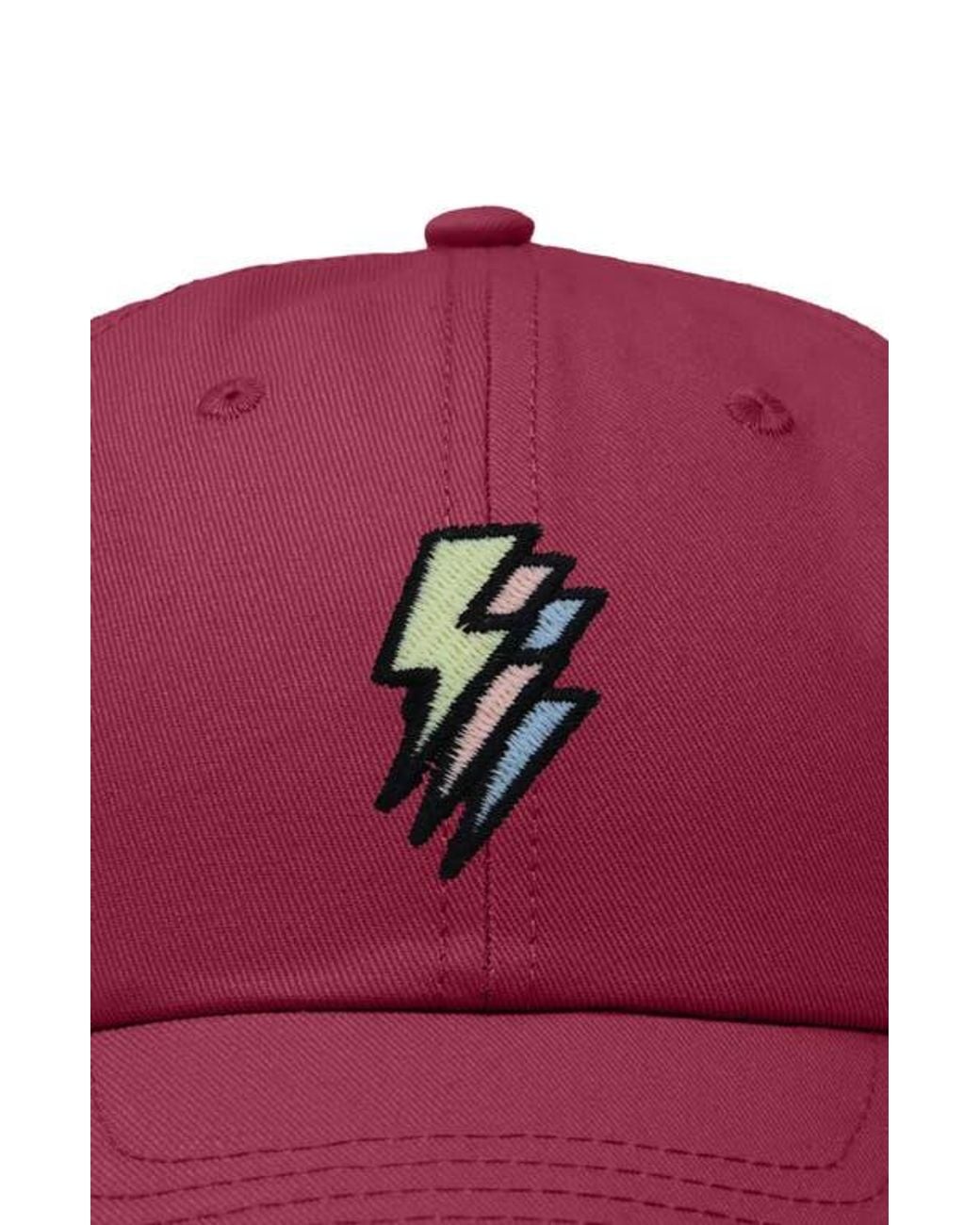 Alix Red Lightning Cap for men