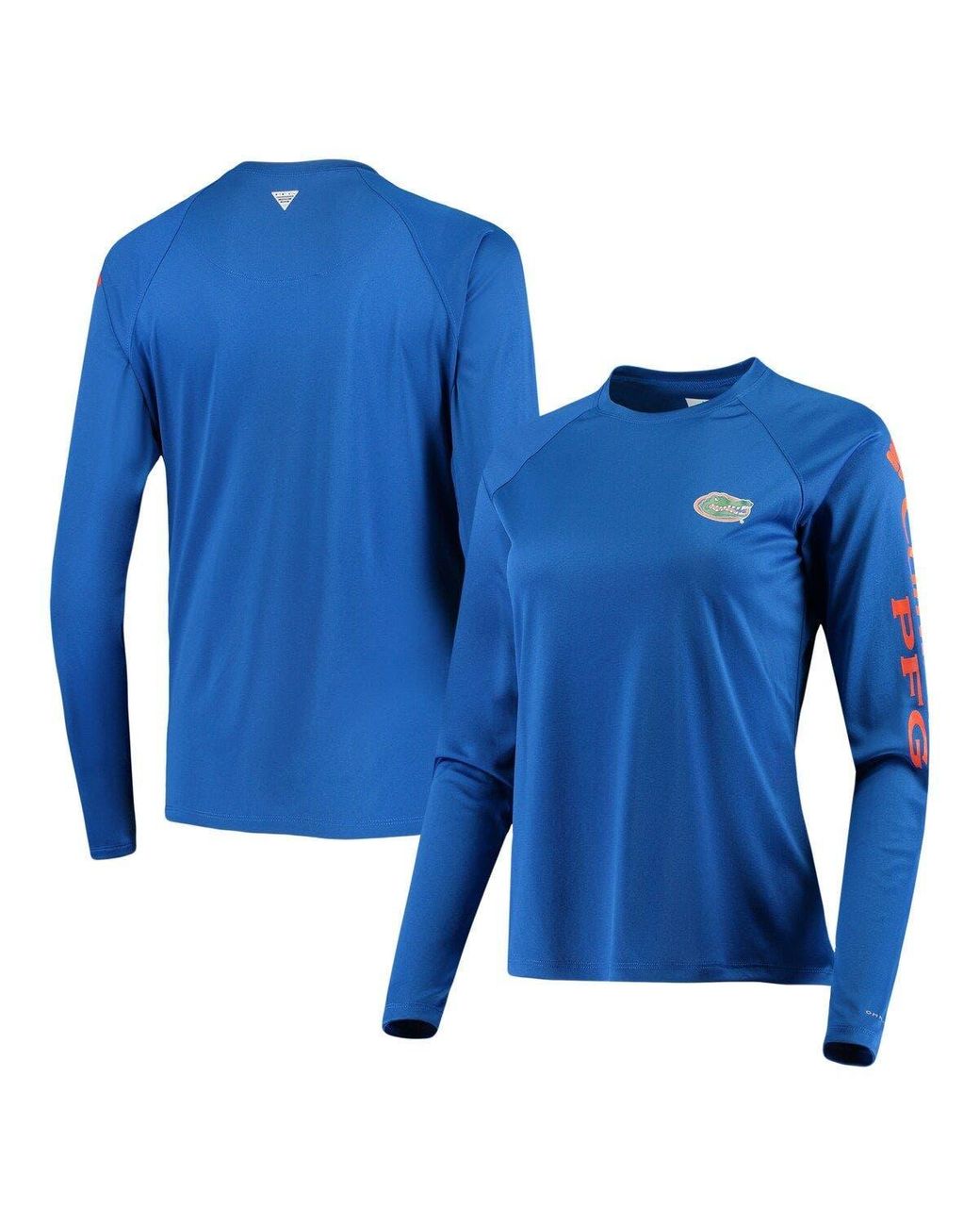 Columbia Sportswear Men's Texas Rangers PFG Terminal Tackle Long Sleeve T- shirt