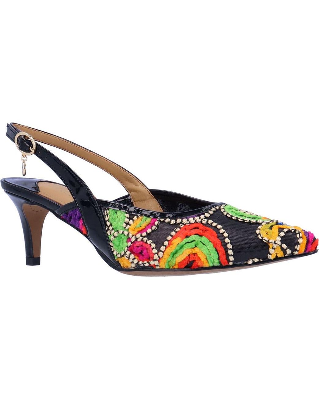 J. Reneé Blue Klaudia Slingback Pointed Toe Pump