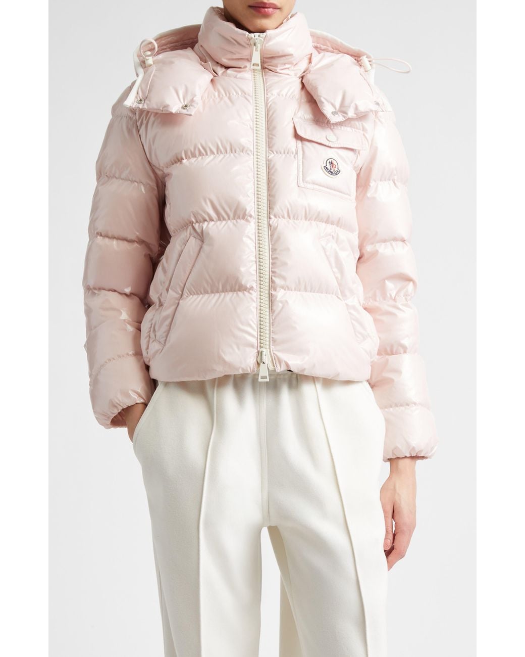Moncler Natural Andro Down Puffer Jacket