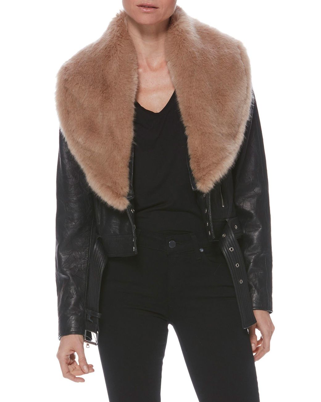 Paige faux fur clearance jacket