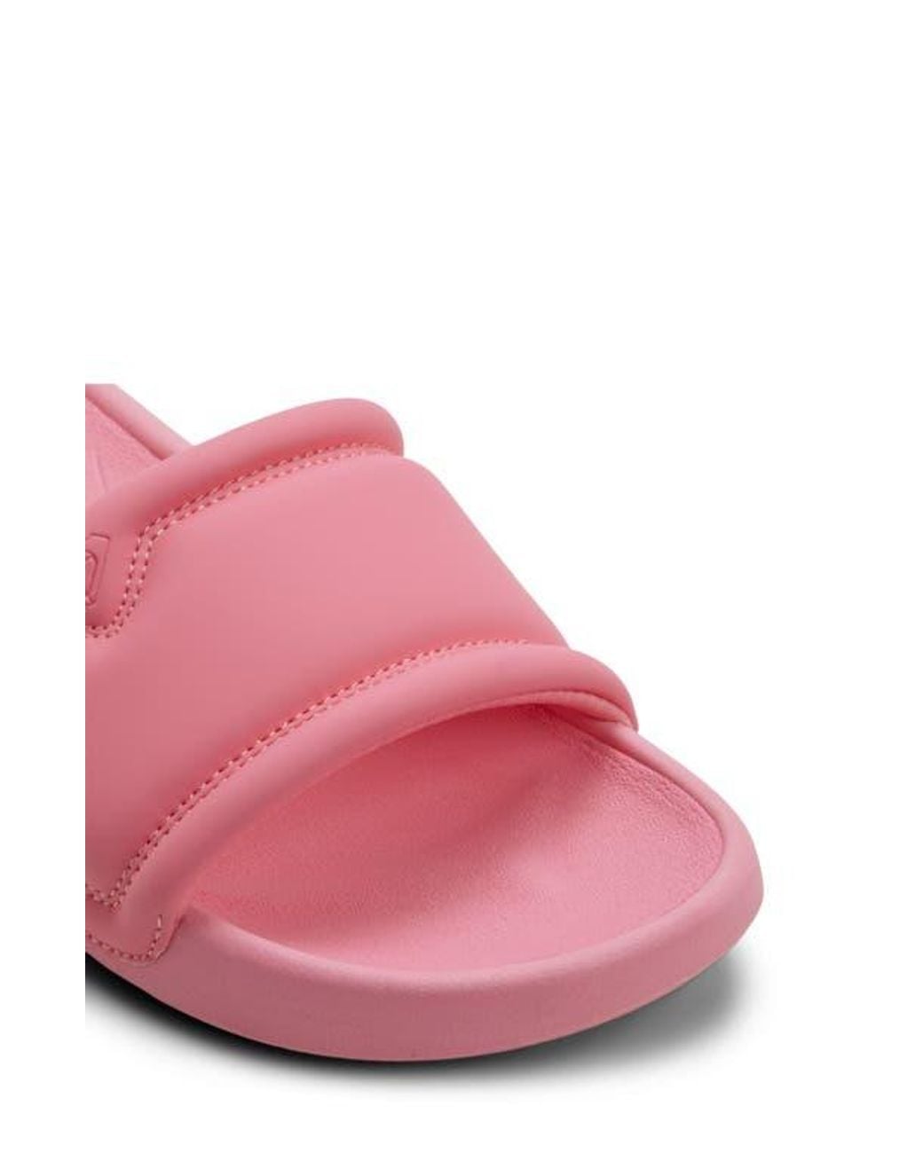 Roxy Pink Beach Slide Sandal