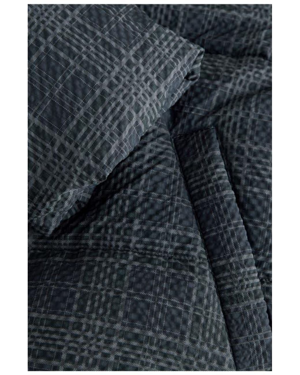 Next Blue Check Puffer Jacket