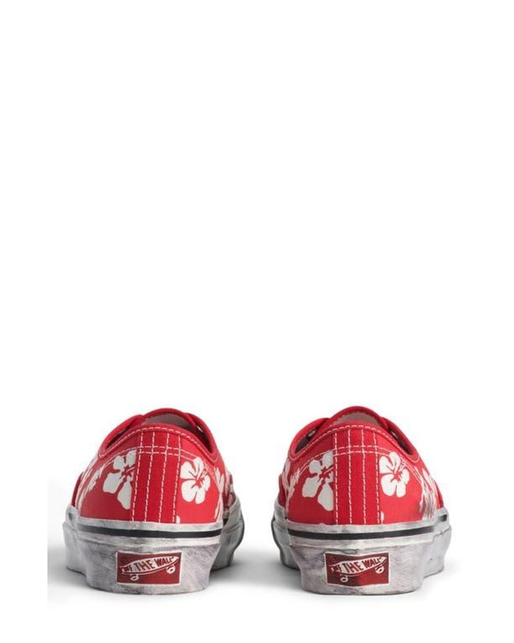 Vans Red Premium Authentic Sneaker for men
