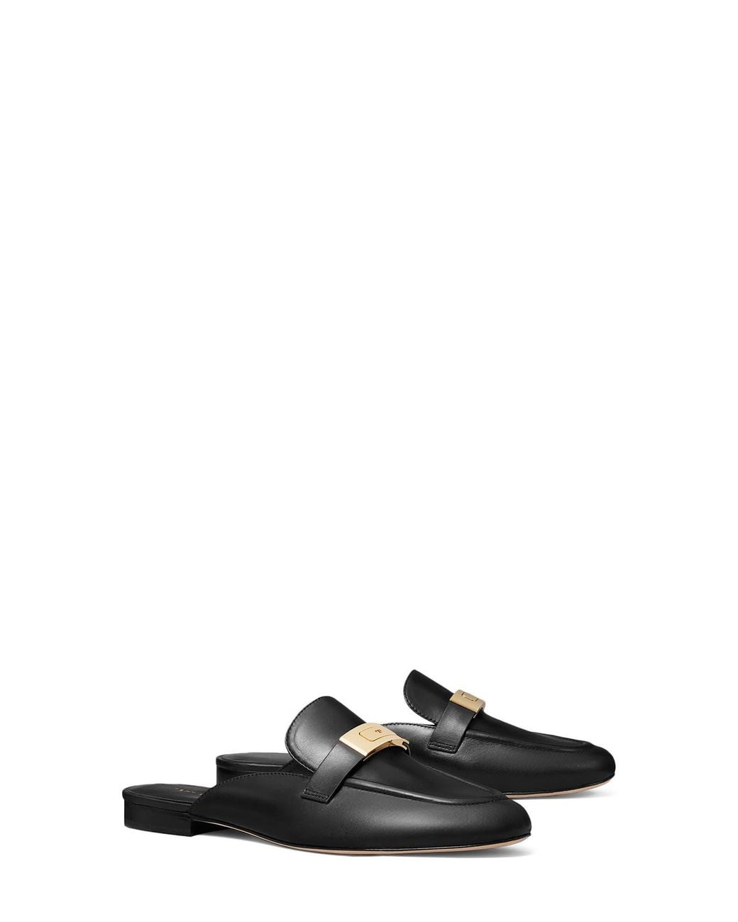 Tory Burch Black Leelee Loafer Mule