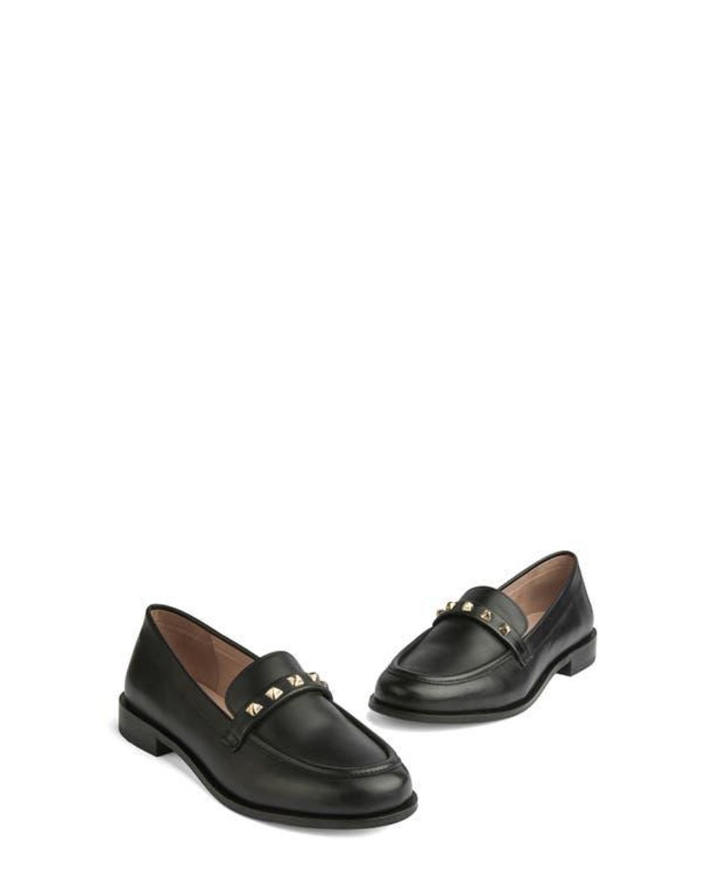 L.K.Bennett Gray Stellar Stud Loafer