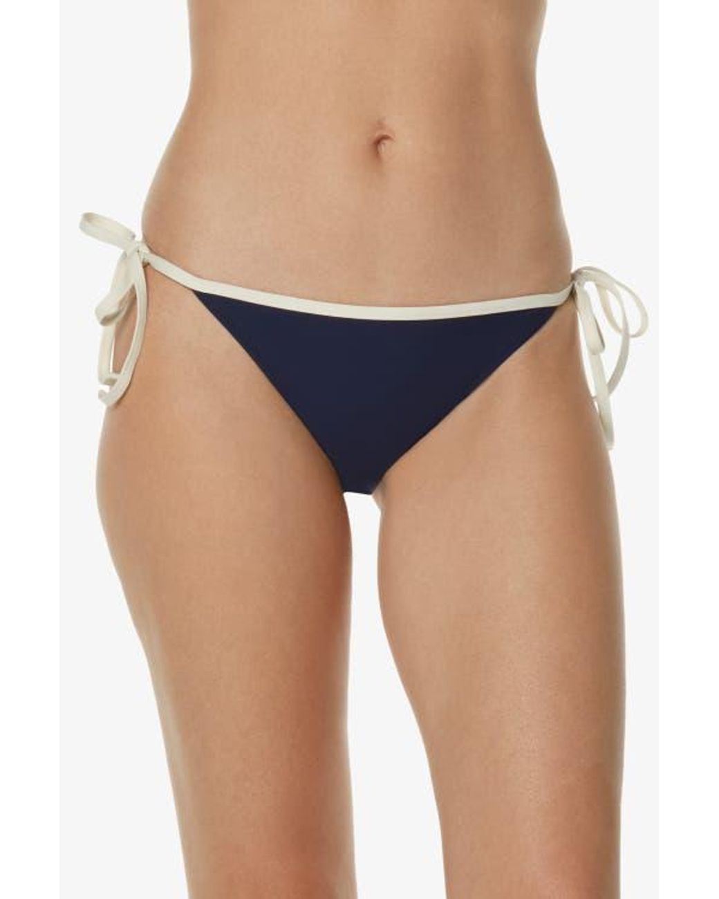 Helen Jon Blue String Bottom With Binding