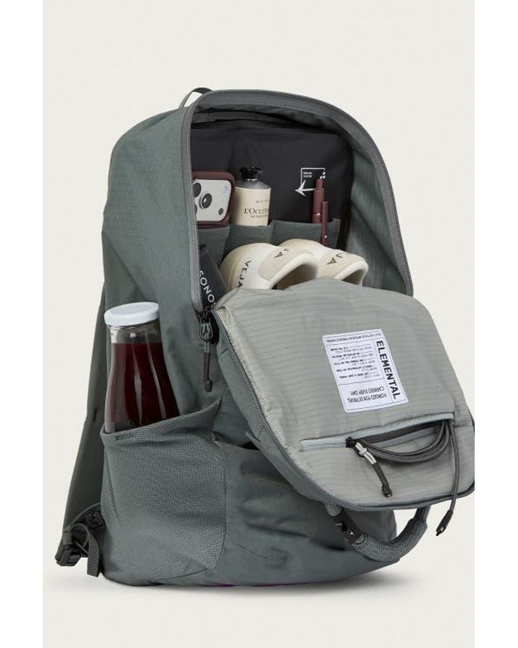 Troubadour Gray Elemental Backpack