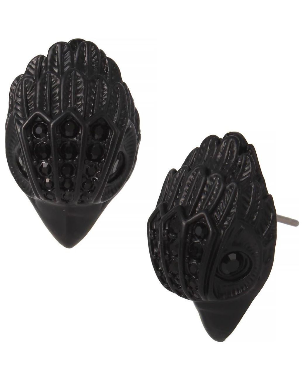 Kurt Geiger Black Eagle Stud Earrings