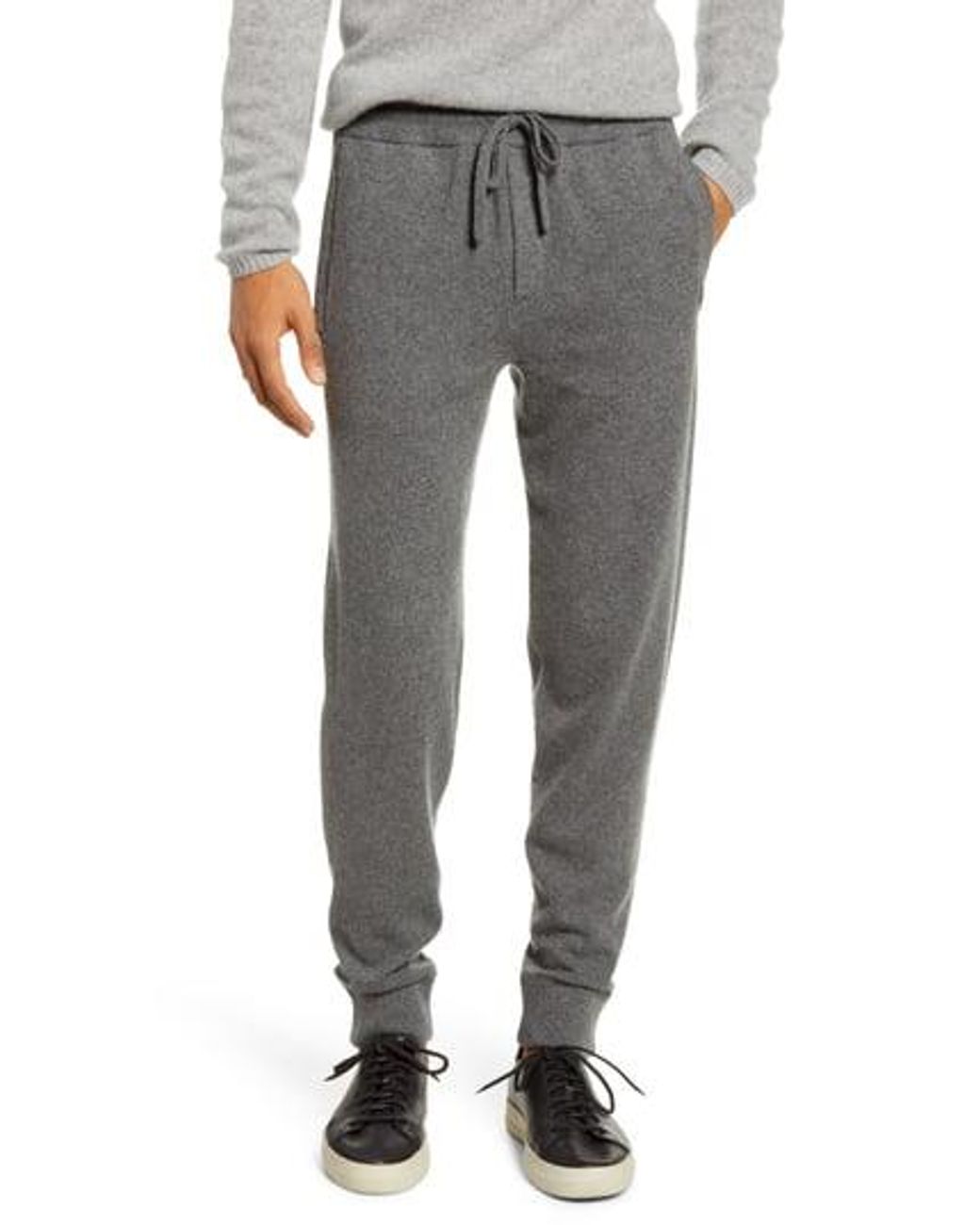 Vince Cashmere & Wool Sweatpants in Gray for Men - Lyst