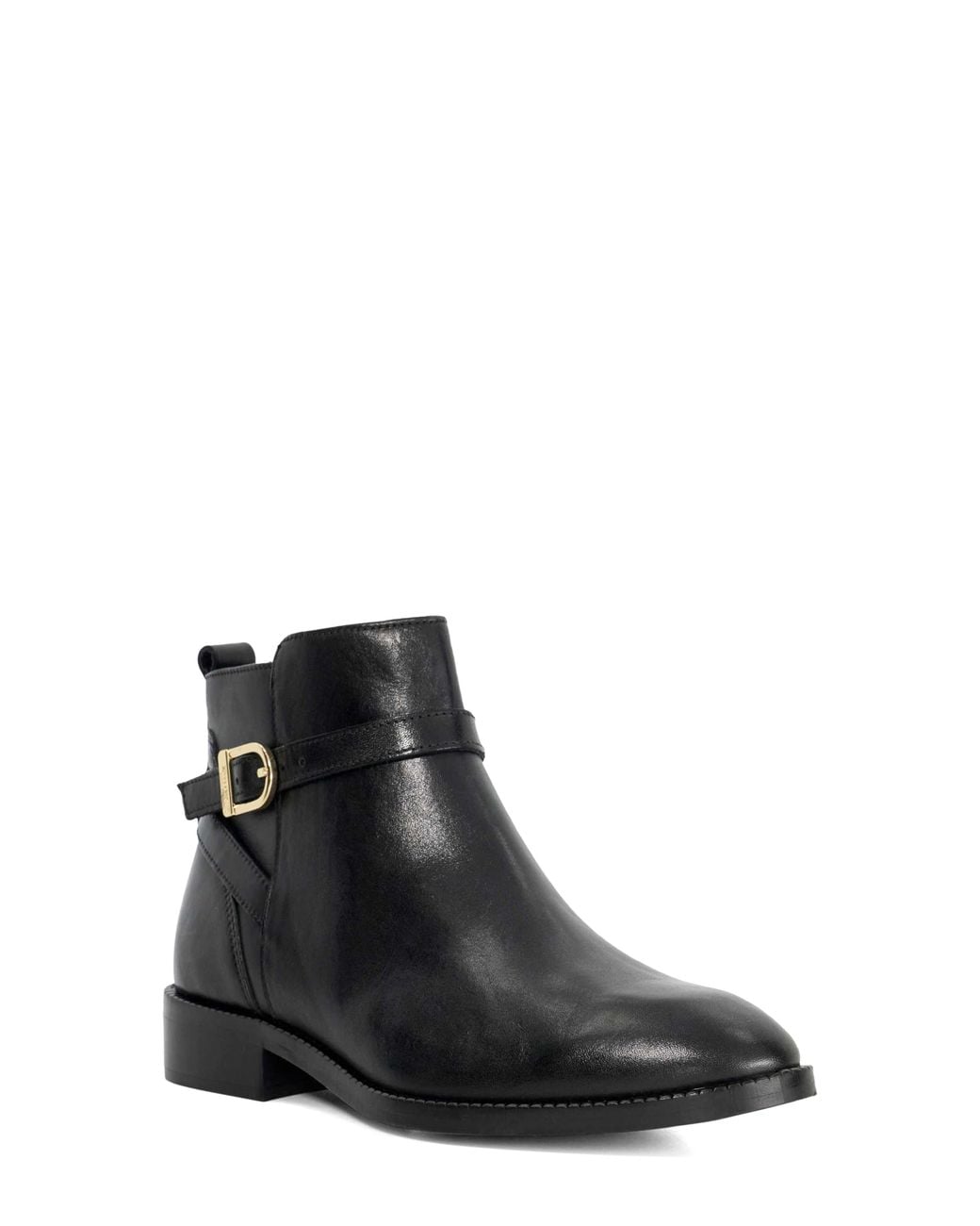 Dune Black Pemma Leather Boots