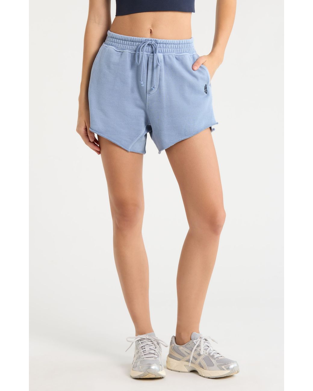 Free People Blue Fp Movement Knockout Drawstring Shorts